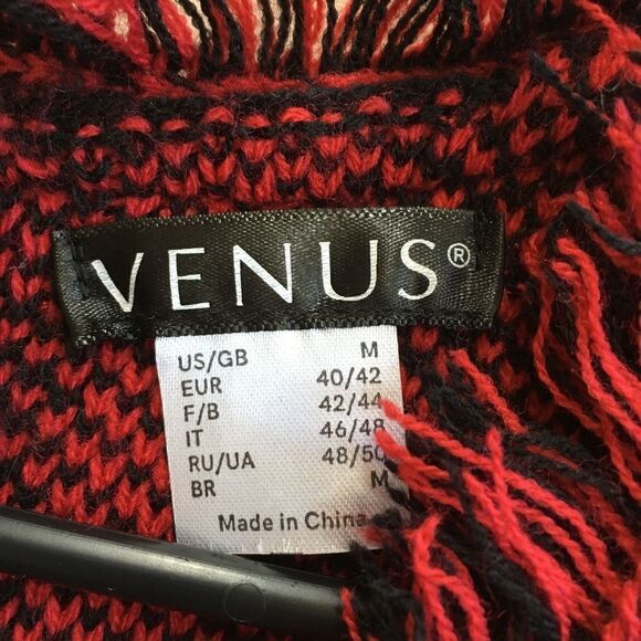 NEW WITHOUT TAGS VENUS TARTAN PLAID SWEATER DRESS‎ IN RED - Picture 6 of 7